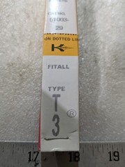 Kearney 51003 Type T Fit-All Fuse Link 3A Box of 25 Cooper Power Electrical OEM