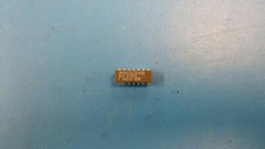 (2 PCS) JM38510/00105BCB TTL/H/L SERIES HEX 1-INPUT INVERT GATE CDIP14