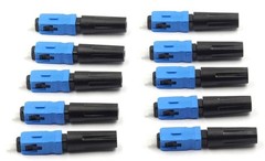 SC UPC Fiber Optic Quick Connectors Reusable Adapter Embedded OS2 Size: SC/UPC