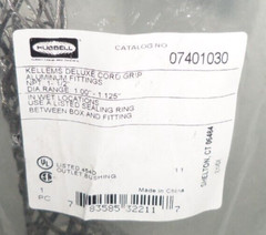 ⭐NEW IN BAG⭐ 1-1/2″Npt HUBBELL 07401030 CORD GRIP KELLEMS 1.00-1.125″