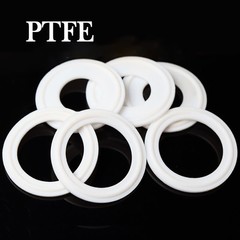 Silicone / PTFE Sanitary Clamp Gasket ID 15-197mm Tri Clamp Ferrule Pipe Fitting