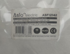 EN INDUSTRIAL FEMALE PLUG 3P+T 400VAC 6H IP 67 ASFI2142 16A 50-60Hz LOT OF 3