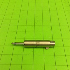 Microphone Xlr to Phone Plug Adapter Adaptor Connector