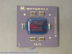 MOTOROLA MPC7410RX500LE BGA REV 1.4 1.8+/-.05V 105C RH