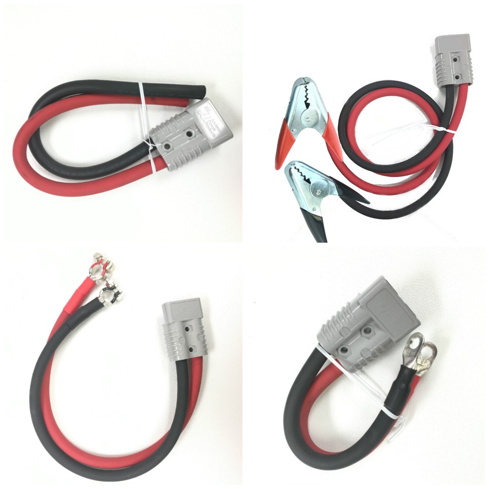Anderson SB175 Copper Battery Cable 2 Gauge AWG with ends lug/terminal/clamp