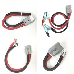 Anderson SB175 Copper Battery Cable 2 Gauge AWG with ends lug/terminal/clamp