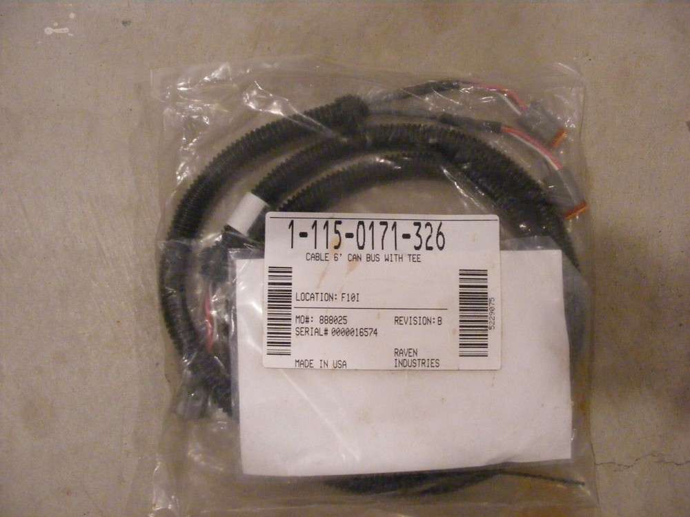 RAVEN 6′ CANBUS CABLE WITH TEE (P/N: 1-115-0171-326)