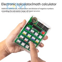 LED Digital Tube Display Calculator Electronic DIY Kit Soldering Practice Parts