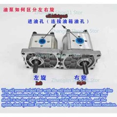 Gear Pump CBN-F306/F314/F316/F320/F325 Hydraulic Oil Gear Pump Spline Flat Key