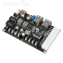 20/24Pin ATX Power Adapter Board Desktop Chassis ATX Power Supply Breakout Board