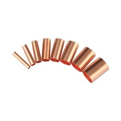 Copper Tube Butt Splice Wiring Joint Connecting Pipe Copper Tube Crimp Terminal