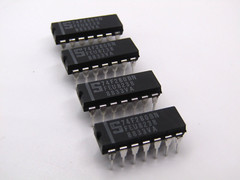 ( 4 PCS ) 74F280BN Signetics 9-BIT PARITY GENERATOR / CHECKER NOS