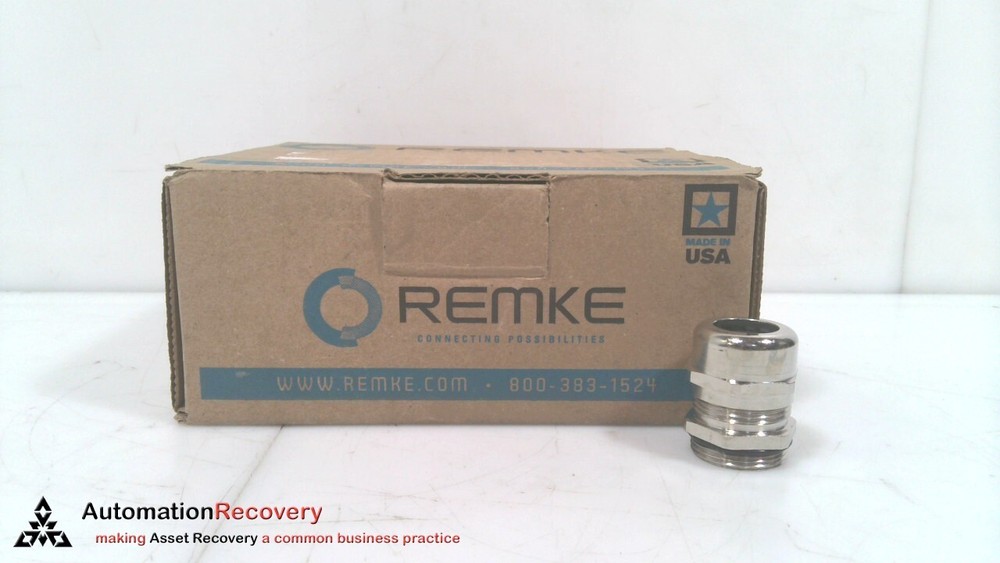REMKE BR21AA, TUFF-SEAL DOME CAP NICKEL-PLATED BRASS CABLE GLANDS, SEE D #328247