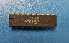 (1 PC) L6202 STMICRO FULL BRIDGE DRIVER 18PIN DIP