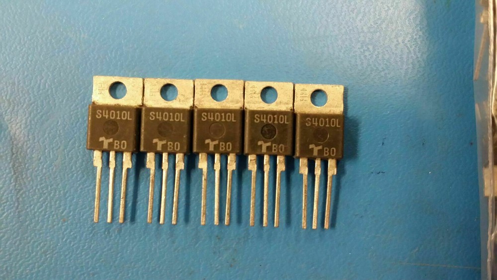 (25 PCS) S4010L TECCOR Thyristor SCR 400V 10A 3-Pin(3+Tab) TO-220AB Isolated