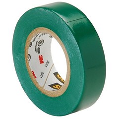 3M 10851 Scotch #35 Electrical Tape, 3/4-Inch by 66-Foot by 0.007-Inch, Green