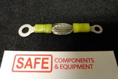3″ Ground Strap 1/2″ Braided Copper 12-10 AWG Ring Terminals 1/4 & 3/16 Stud N45