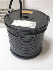 Southwire / Coleman Lamp Cord, Vinyl, 16/2 SPT-2, 300-Volt, Black, 250-Ft.