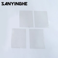 1pc Non Porous Natural Transparent Mica Square Sheet 100*100*0.1-150*150*0.1mm