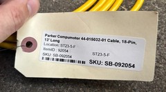 Parker 44-015032-01 Compumotor Servo Motor Encoder Feedback Cable 13′ 18-pin