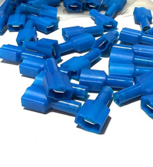 60Pcs Male Push-On Terminals 16-14 GA