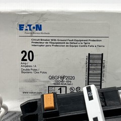 NIB – Eaton – QBGFEP2020 – Cutler-Hammer Quicklag Type Qbgfep Thermal Magnetic