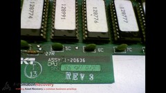 KEARNEY AND TRECKER 1-20636 REVISION 3 CONTROL BOARD CPU CIRCUIT BOARD, #167325