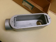 Crouse-Hinds LB-200 M 53, 2″ Form 5 Conduit Body with Rollers