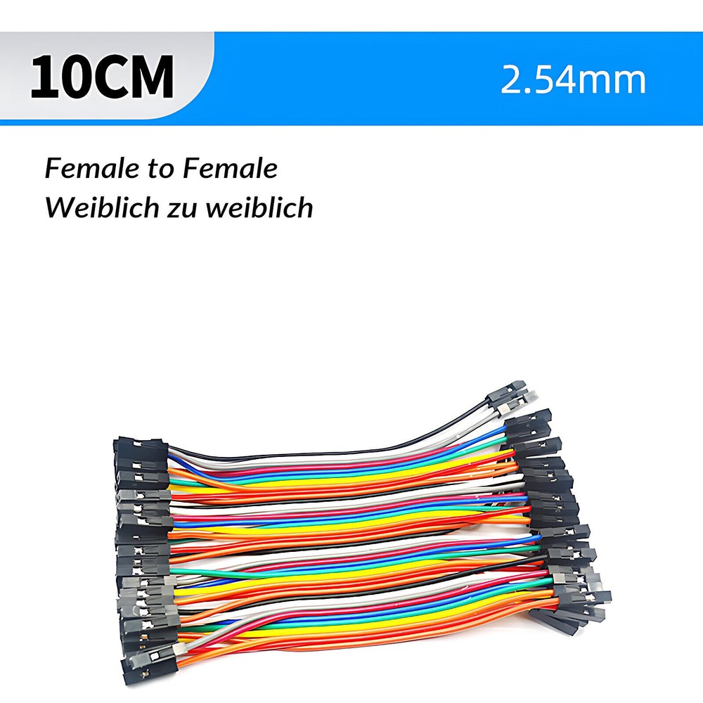 Hookup Wires10cm 15cm 20cm 21cm 30cm 40 cm M-M F-F M-F Breadboard DptJumper