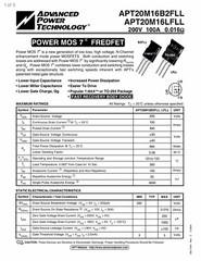 1PCS APT20M16B2LL 200V 100A 0.016Ohm 694W T-Max Power FET New