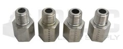 LOT OF 4 NEW PARKER 1/2″OD X 7/16″ ID HYDRAULIC FITTING