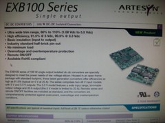 Lot 2 ARTESYN EXB1-48S3V3-R DC-DC Converters 3.3V / 30A / 100W – New and Unused