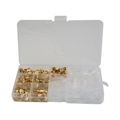 Lugs Connectors Electrical Terminals Crimp W/ Sleeves Set 315pcs Spade