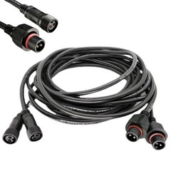 Waterproof Male Female Wire 2Pin Cable Connector Electrical Power Plug Socket