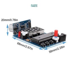Ultrasonic Ranging Alarm Learn to Solder Electronics Kit with USB to DC male DIY