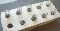 9 Vintage GE NE-51 Glow Lamps General Electric Radio Panel Neon Pilot Bulbs Lot