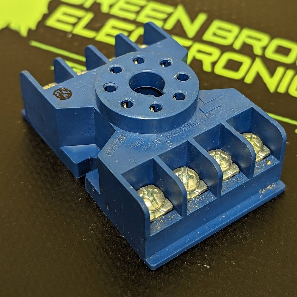 27E122 – POTTER AND BRUMFIELD – Relay Socket, RELAY, 8 Contact(s), Screw