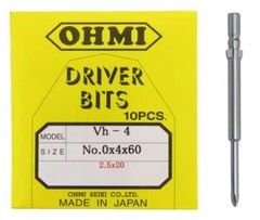 10pcs/pack NEW FOR cross Vh-4 No.0x4x40 60 80 100 120 (2.5×20) batch nozzle PH0