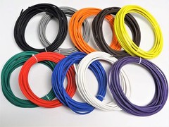 250′ AUTOMOTIVE WIRE 10 AWG HIGH TEMP GXL WIRE 25 FT EACH COLOR MADE IN U.S.A