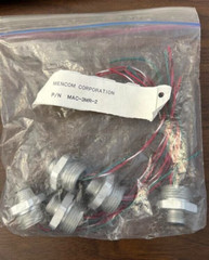 Lot of 5 Mencom MAC-3MR-2 Cordsets, Micro-AC Series 3 pin