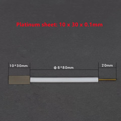 0.1-0.2mm Gold Au Electrode Holder Purity 99.99% Gold Sheet Plate Electrode