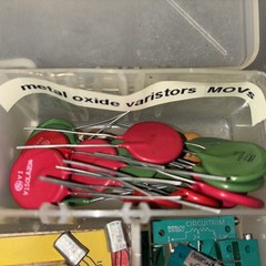Lot of Vintage Electronics Various Brands Styles Resistors Transistors Etc