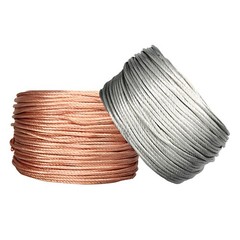 Round Copper/Tinned plated Braid Cable Copper Braid Wire Ground Lead 2.5-120mm²