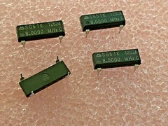 4 PCS 8.000Mhz NEW SG-51K EPSON DIP4