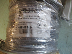 Genesis 18/3 STRANDED Shielded Wire 500ft ROLL GRAY 22285009 USA LB18