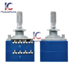 100K ALPS Log Audio Amp Volume Control Stereo Potentiometer 6mm Rotary Knob