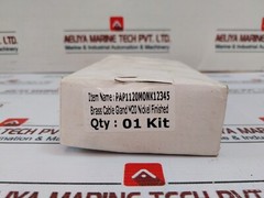 Bartec Nasp I-20090 Pap 1m 2020 PAP1120MONK12345 Rass Cable Gland M20 Nickel Kit