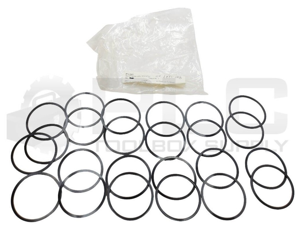NEW BAG OF 24 574-227 BACK UP RINGS NITRILE 2.125 X 1/8