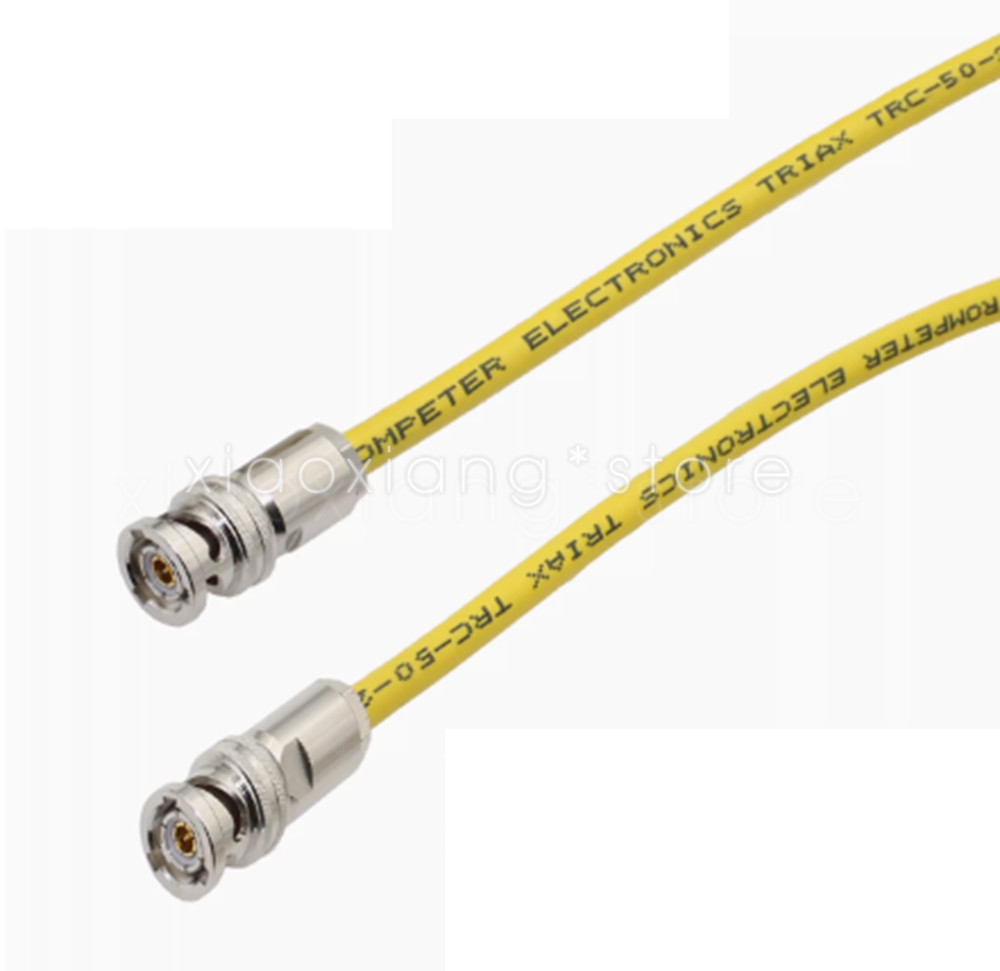 1PC TRC-50-2 50CM Tri-Coaxial 3-Jaw TRB BNC Male-to-Male Test Leads Cable