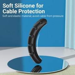 Cable Holder Clips Cable Management Cord Organizer Silicone USB Charging Cable